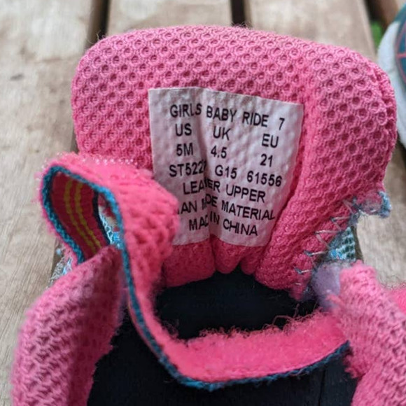 Saucony Sneaker Girls' Baby Ride Shoe (Toddler/Little Kid) * size 5 * blue - Picture 8 of 9